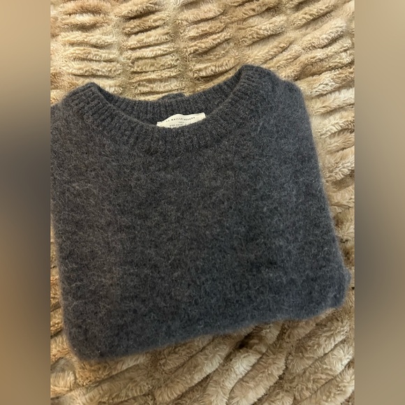 Sezane Amiel jumper sweater charcoal grey size M alpaca - Picture 2 of 8